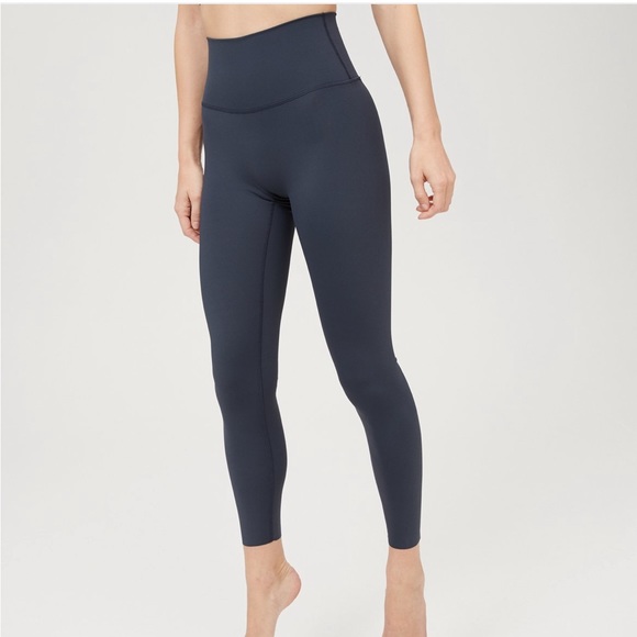 aerie Pants - Aerie Goals 7/8 Legging High Rise Short Inseam- navy